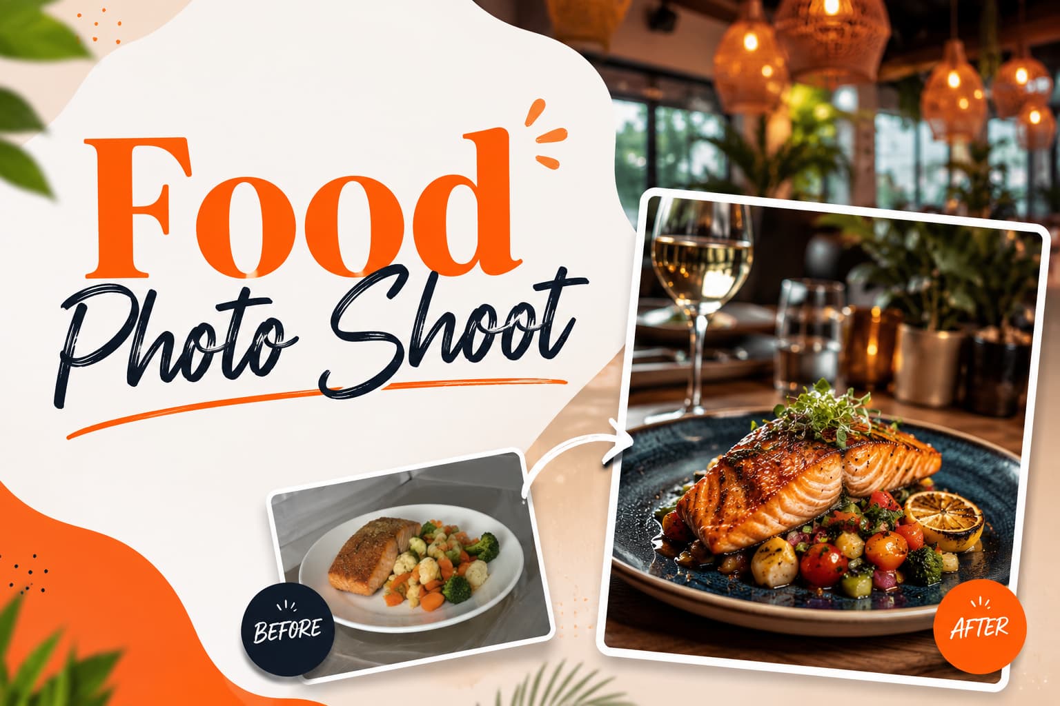Food Photo Shoot — create mouthwatering photos of your dishes