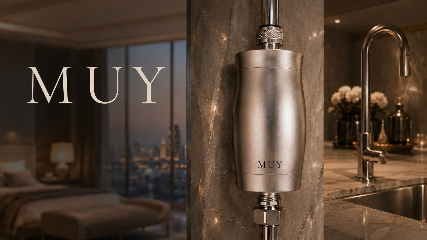 MUY — pure water, refined living